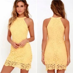 Lulus lace midi dress, size XS